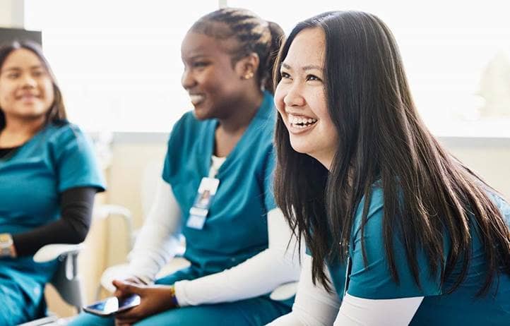 Consultants discuss solutions in workforce management for healthcare.