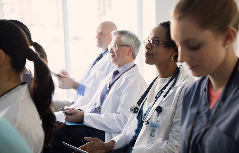 Image of doctors in a meeting