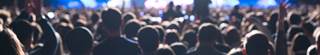 Crowd at a concert.