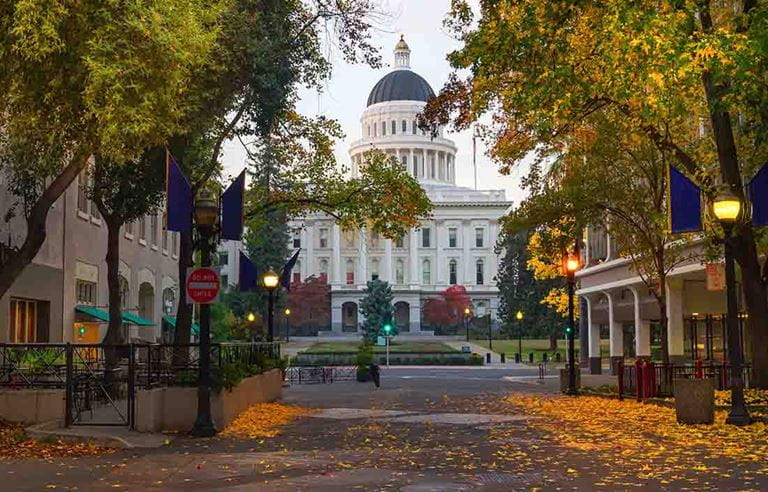 Street view during the Fall.