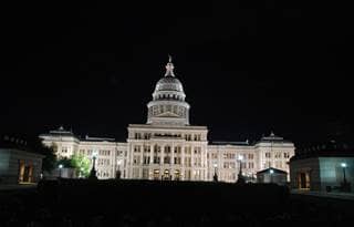 White House at night.