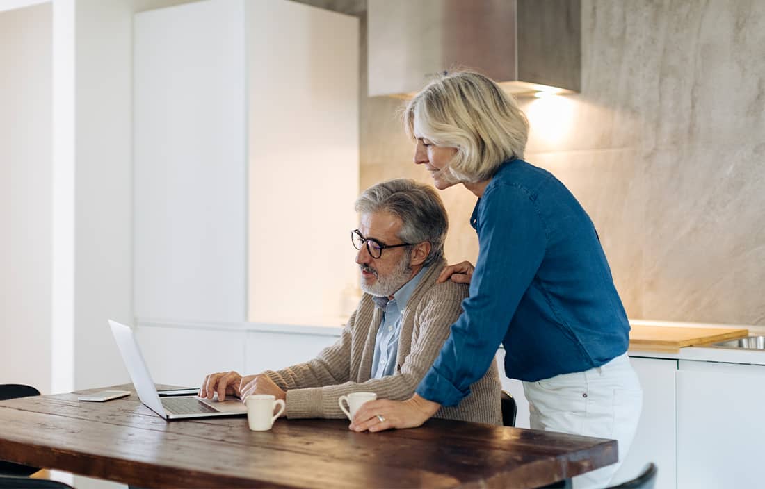 Couple learning how to fund their trust.