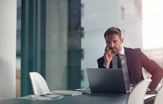 Business professional in their office.