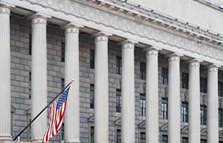 Government building facade.