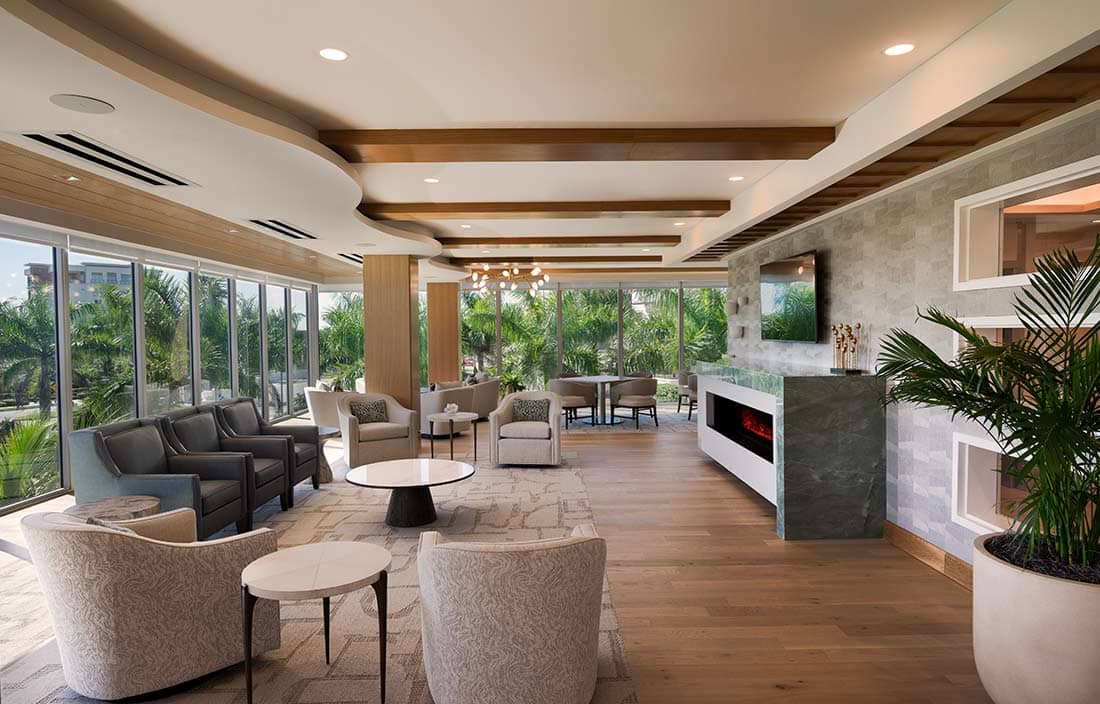 Room inside new state-of-the-art GardenView Assisted Living facility.