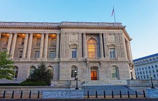 Government building exterior.