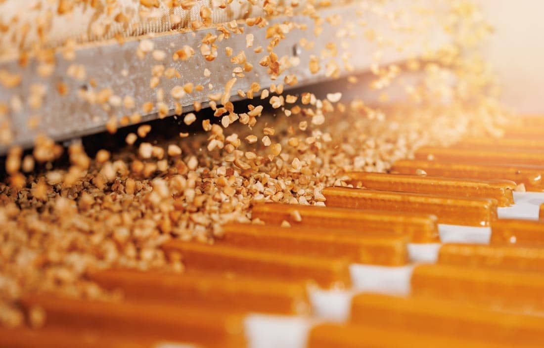 Food manufacturing belt.