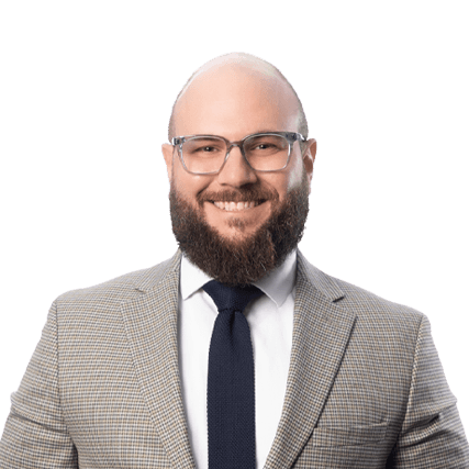 Professional photo of Alex Nekritz.