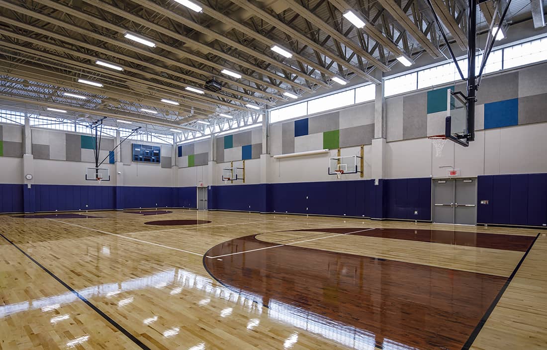 View GRPS school gym.