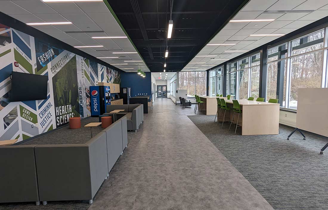 LCTC Robotics Center Main Hallway - Livonia Public Schools, Michigan