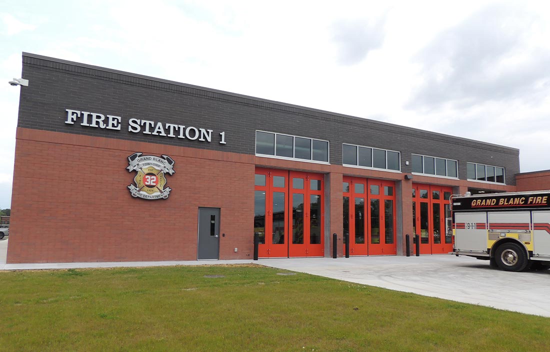 Fire station.