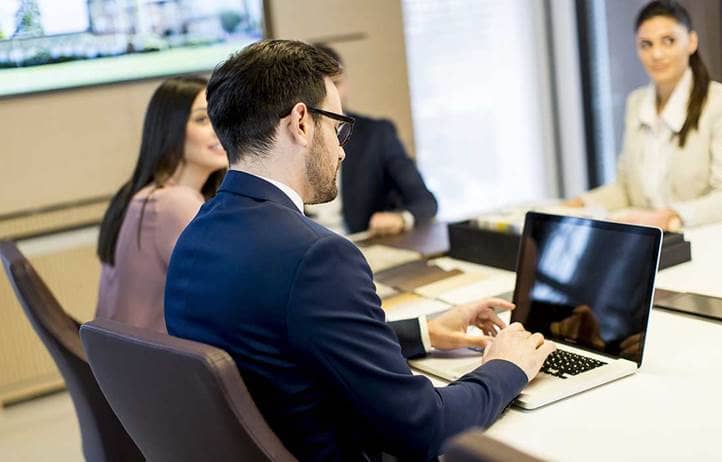 Man at computer